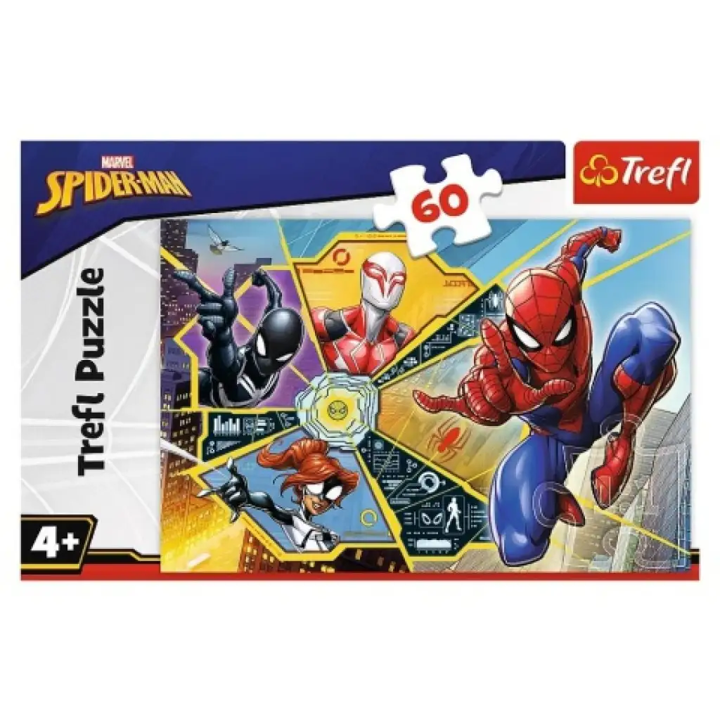 Spider-Man im Netz 60-teiliges Puzzle - Trefl