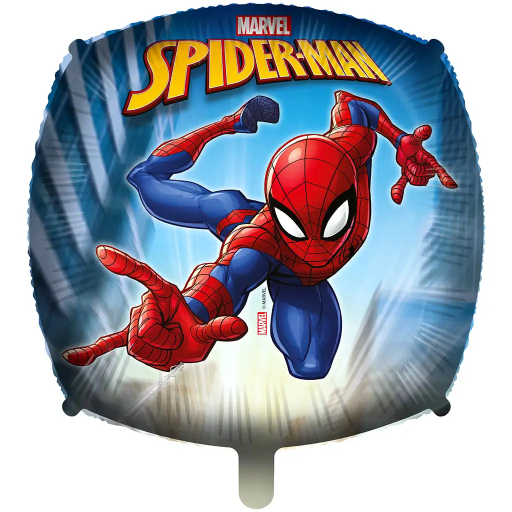 Spider-Man quadratischer Folienballon 46cm