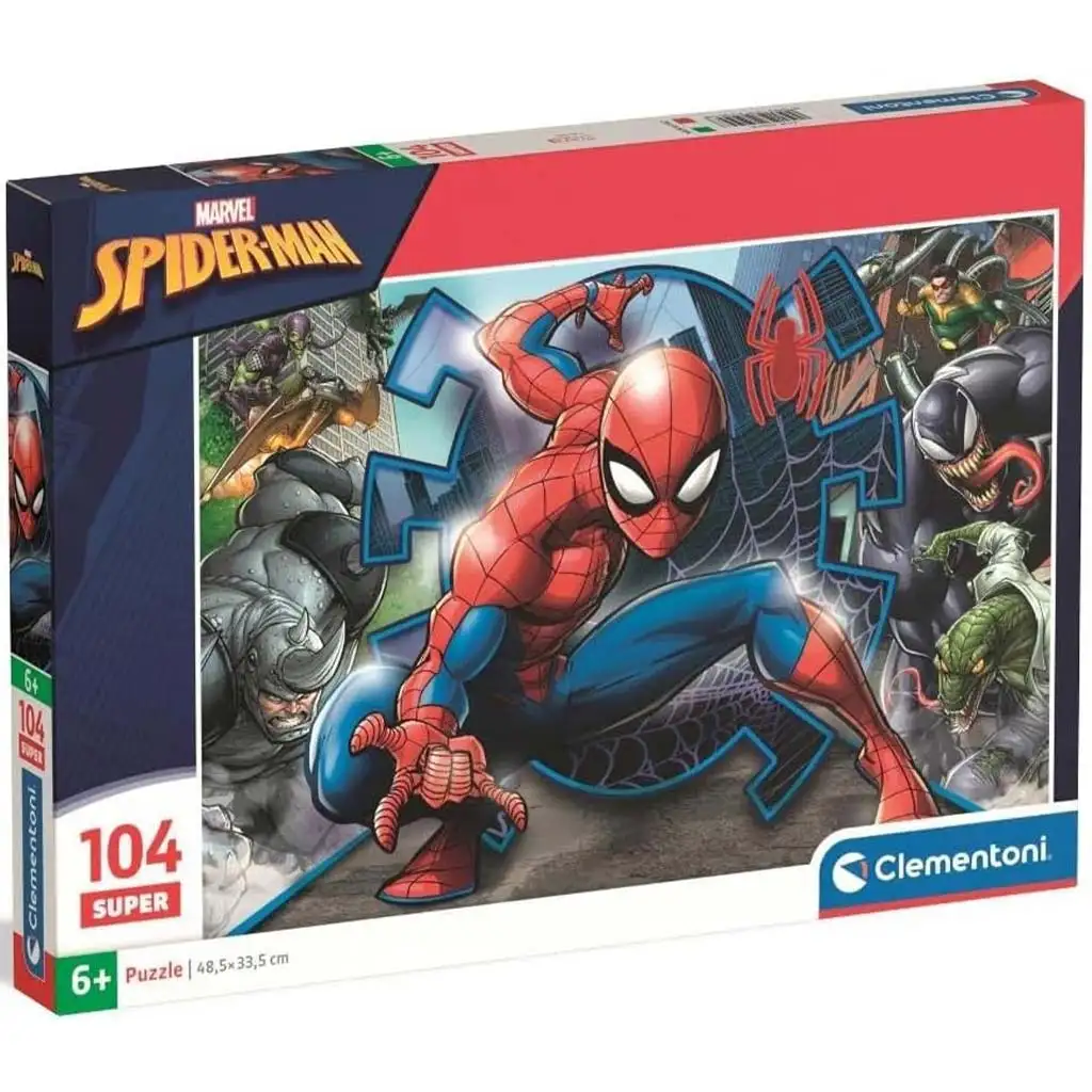 Spider-Man und seine Feinde 104-teiliges Super-Puzzle - Clementoni