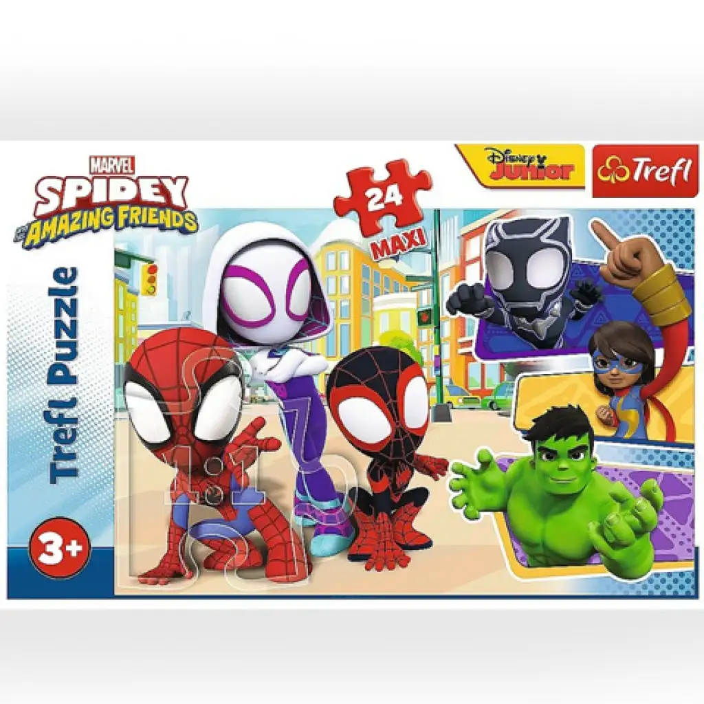 Spider-Man und seine Freunde 24-teilige Maxi-Puzzle - Trefl