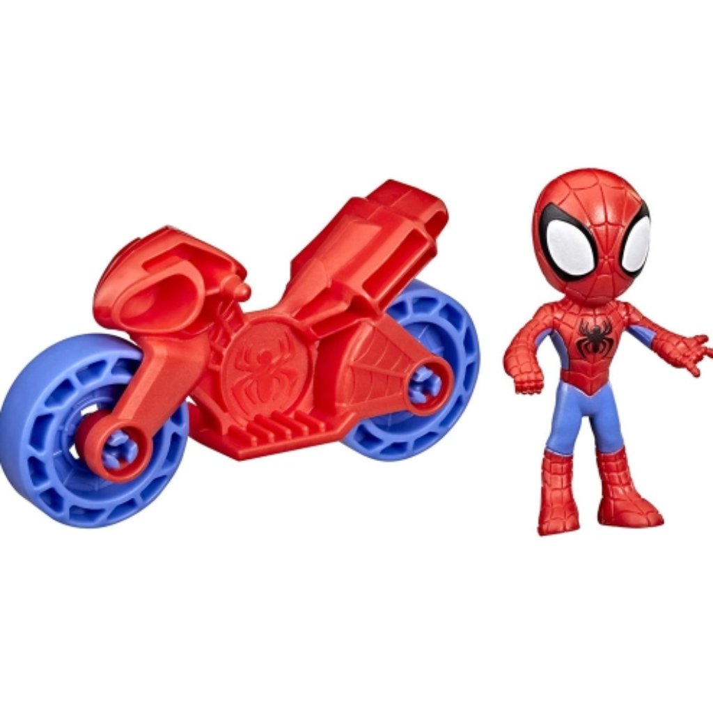 Spider-Man und seine erstaunlichen Freunde: Spider-Man und sein Motorrad Spielset - Hasbro kép 2
