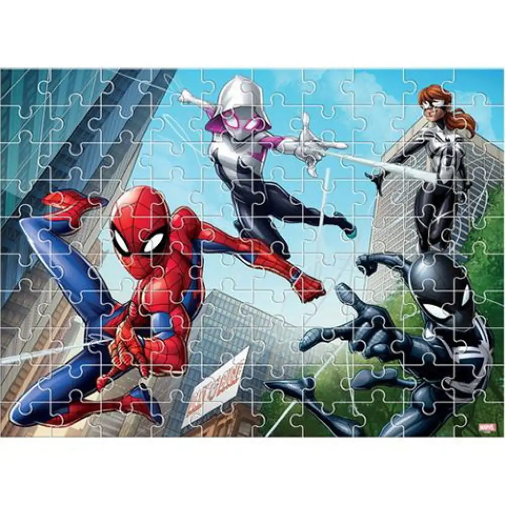 Spiderman ausmalbares 2-in-1 Puzzle mit 100 Teilen kép 3
