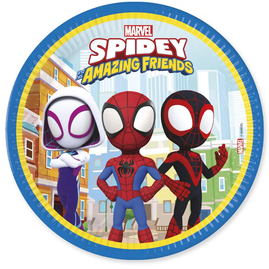 Spidey 8er-Papierteller-Set 23cm
