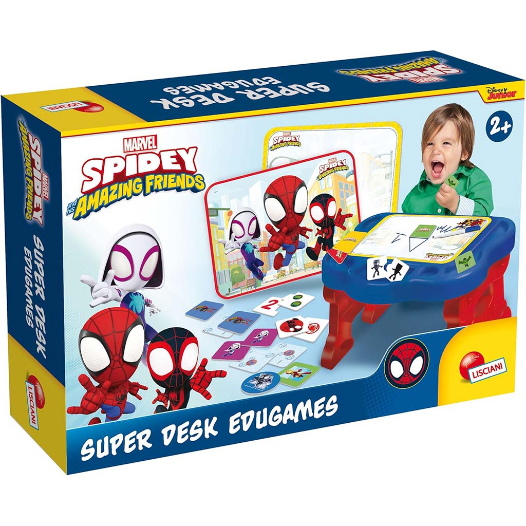 Spidey Spieltisch mit 10 Lernspielen – Lisciani