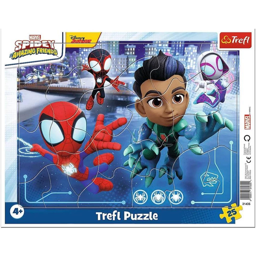 Spidey und seine Freunde 25-teiliges Rahmenpuzzle - Trefl