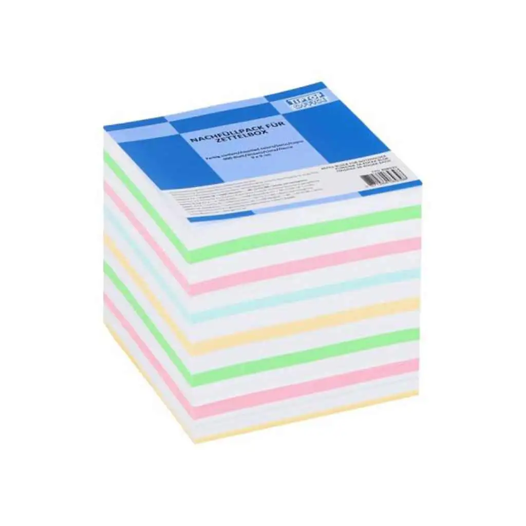 Spirit: 900-Blatt-Notizblock weiß, mit farbigen Blättern