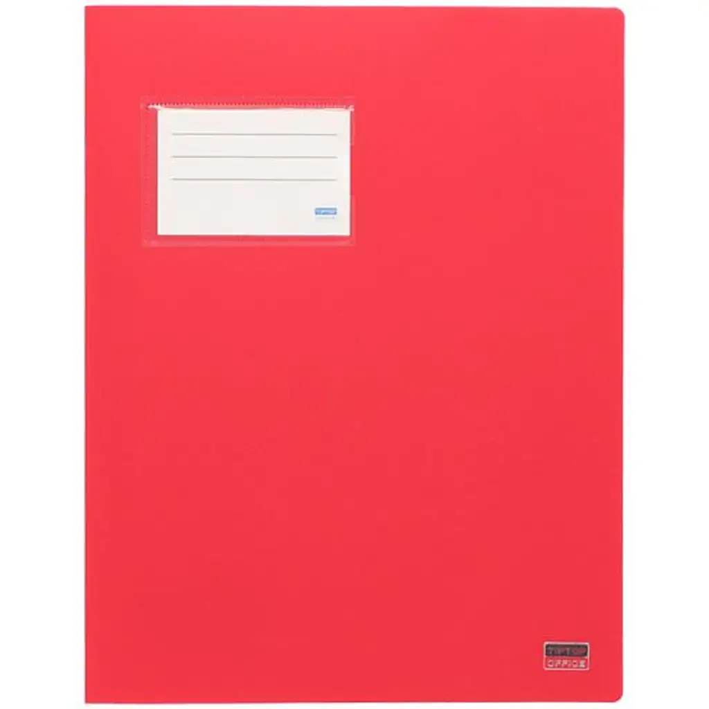 Spirit: Ablageordner mit Kartenhalter in Rot, A4.