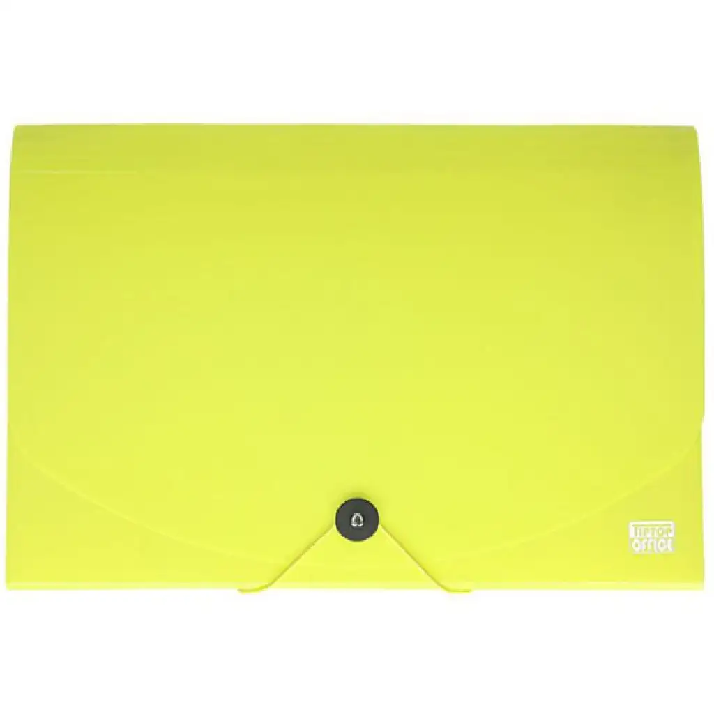 Spirit: Aktenmappe A4 12 Fächer neon gelb