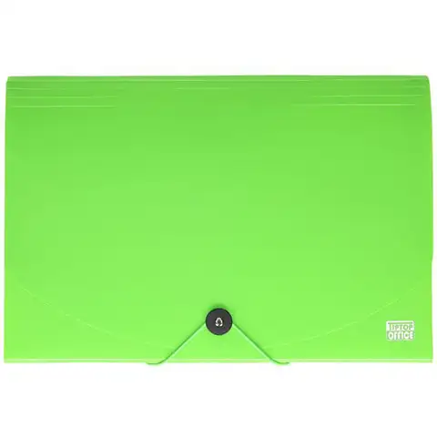 Spirit: Aktenmappe A4 12 Fächer neon grün