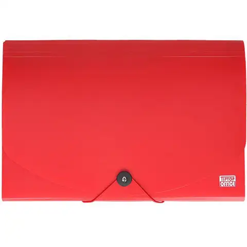 Spirit: Aktenmappe A4, 12 Fächer, rot