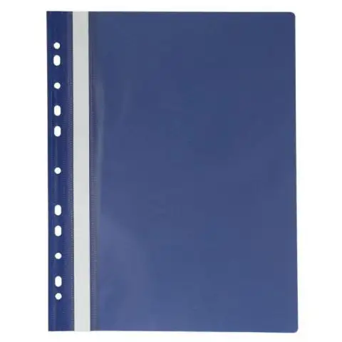 Spirit: Blaue perforierte Sammelmappe 110/170 A4