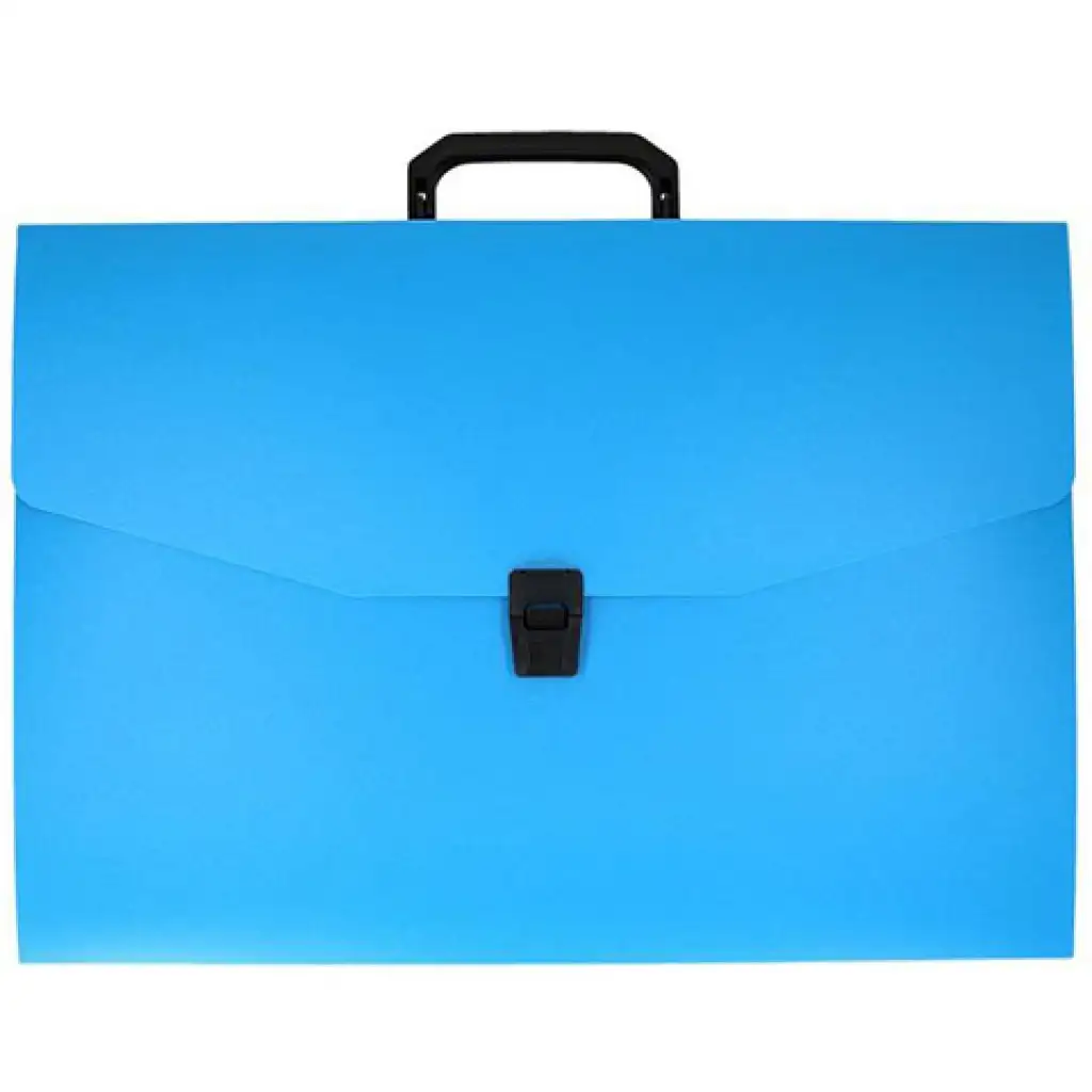 Spirit: Blauer, mit Schnalle versehener A3-Aktenordner mit Griff