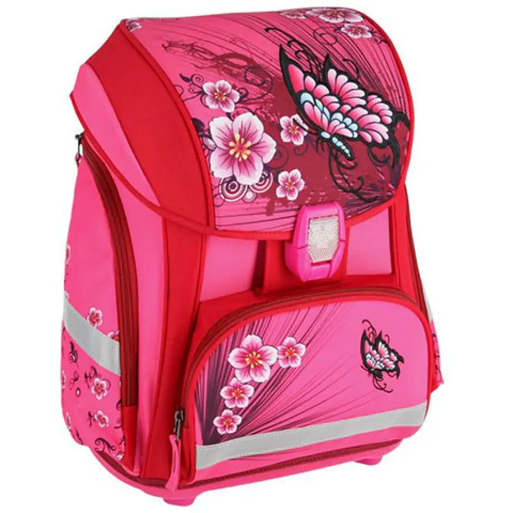 Spirit: Blumenmuster, LED-Schulranzen, Rucksack 5-teiliges Set kép 4