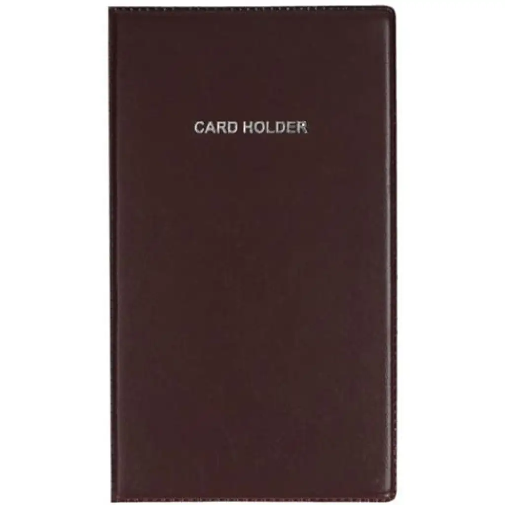 Spirit: Brauner Visitenkartenhalter mit 240 Fächern