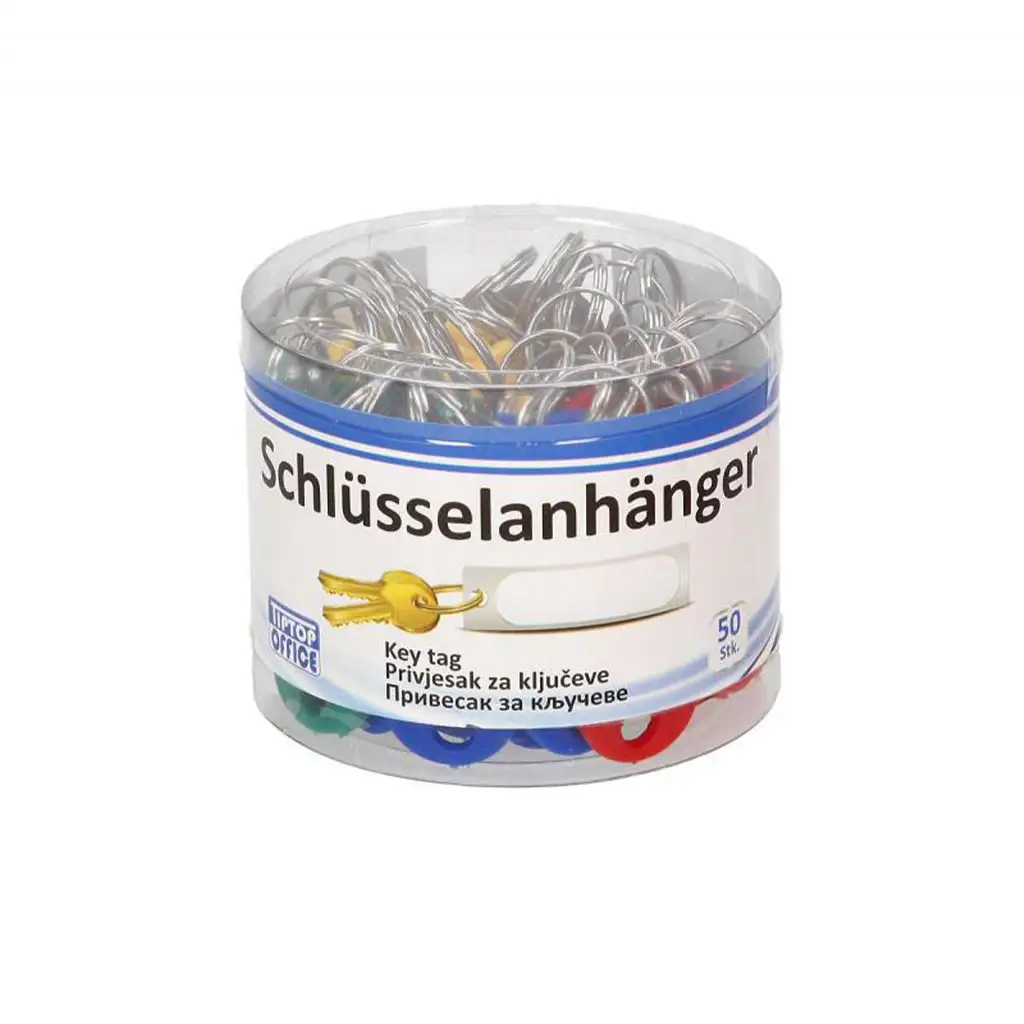 Spirit: Bunte Schlüsselanhänger 50er-Set