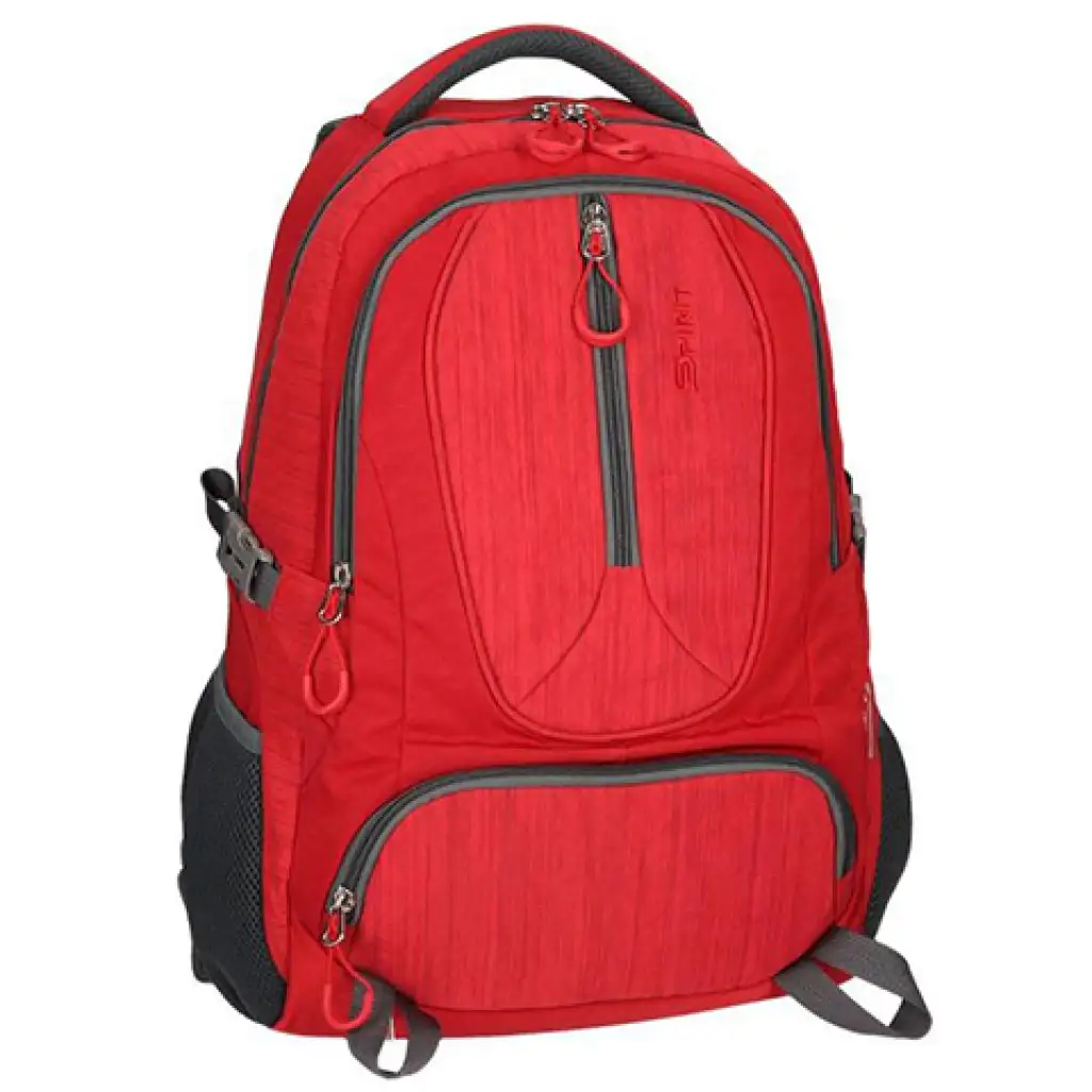 Spirit: Champion roter abgerundeter Schulranzen, Rucksack