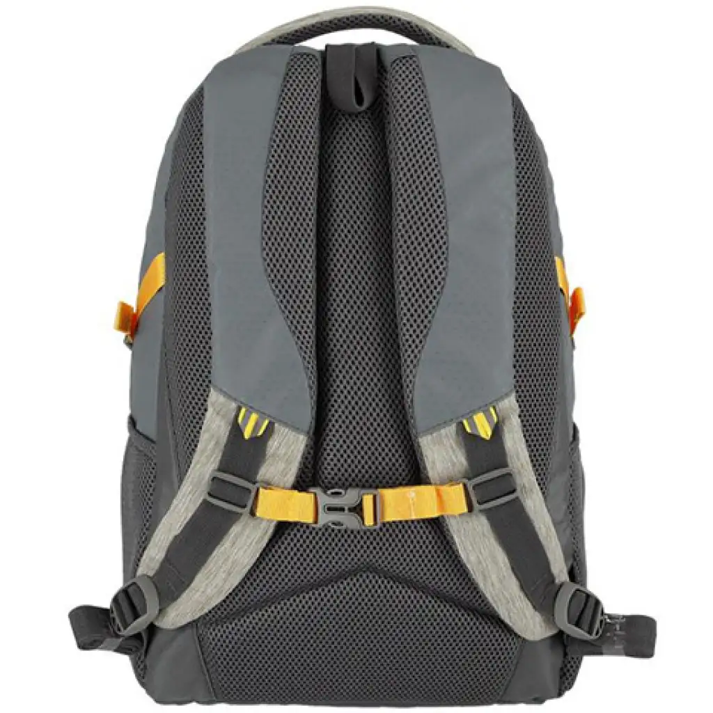 Spirit: Crew grauer, gelber abgerundeter Schulranzen, Rucksack 48x31x20cm kép 2