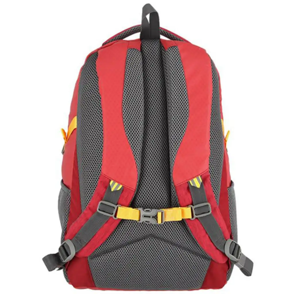 Spirit: Crew rot, gelb abgerundeter Schulranzen, Rucksack 48x31x20cm kép 2