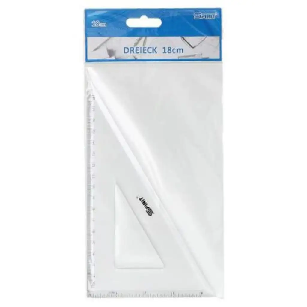 Spirit: Dreieckiger 60-Grad-18cm-Winkelmesser
