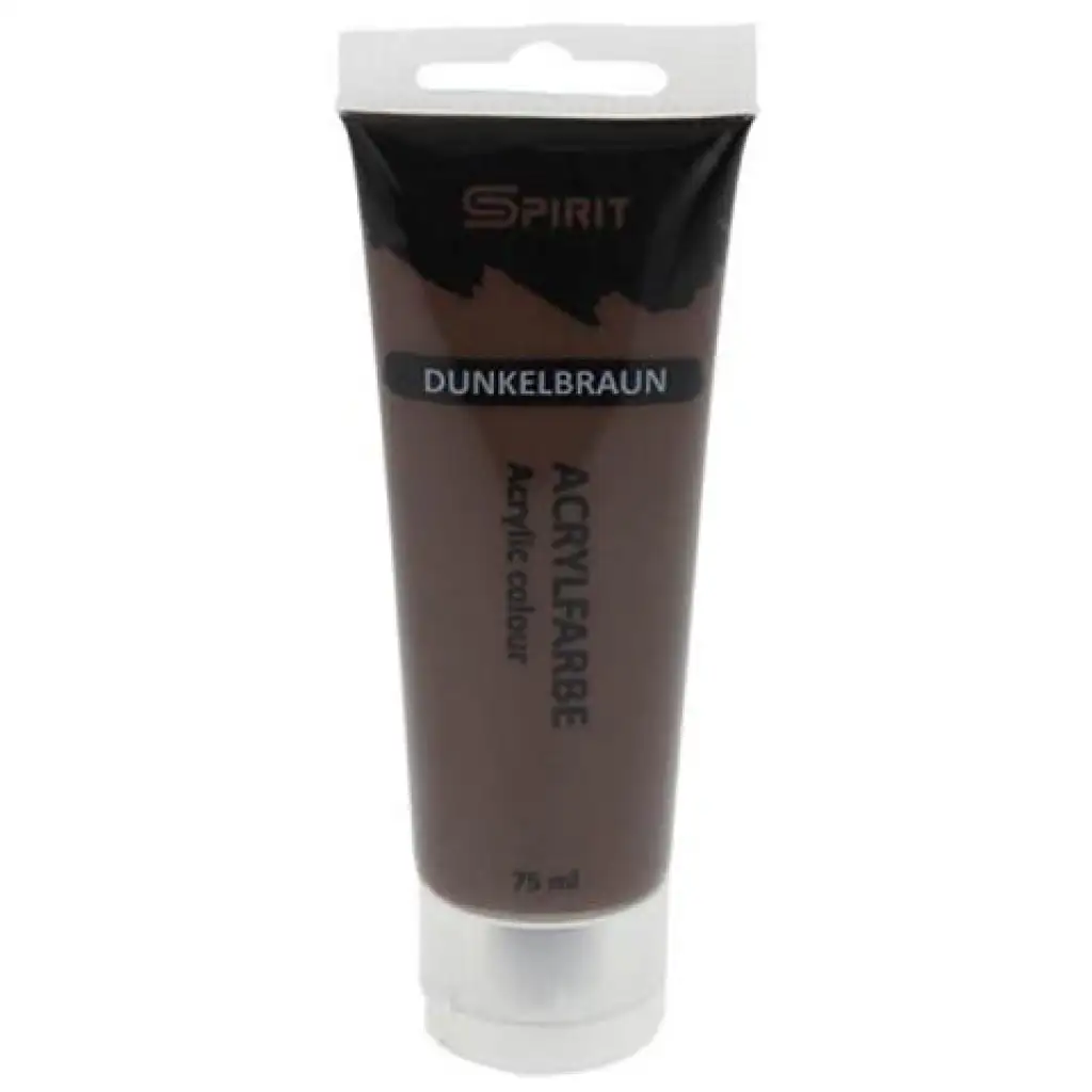 Spirit: Dunkelbraune Acrylfarbe 75ml
