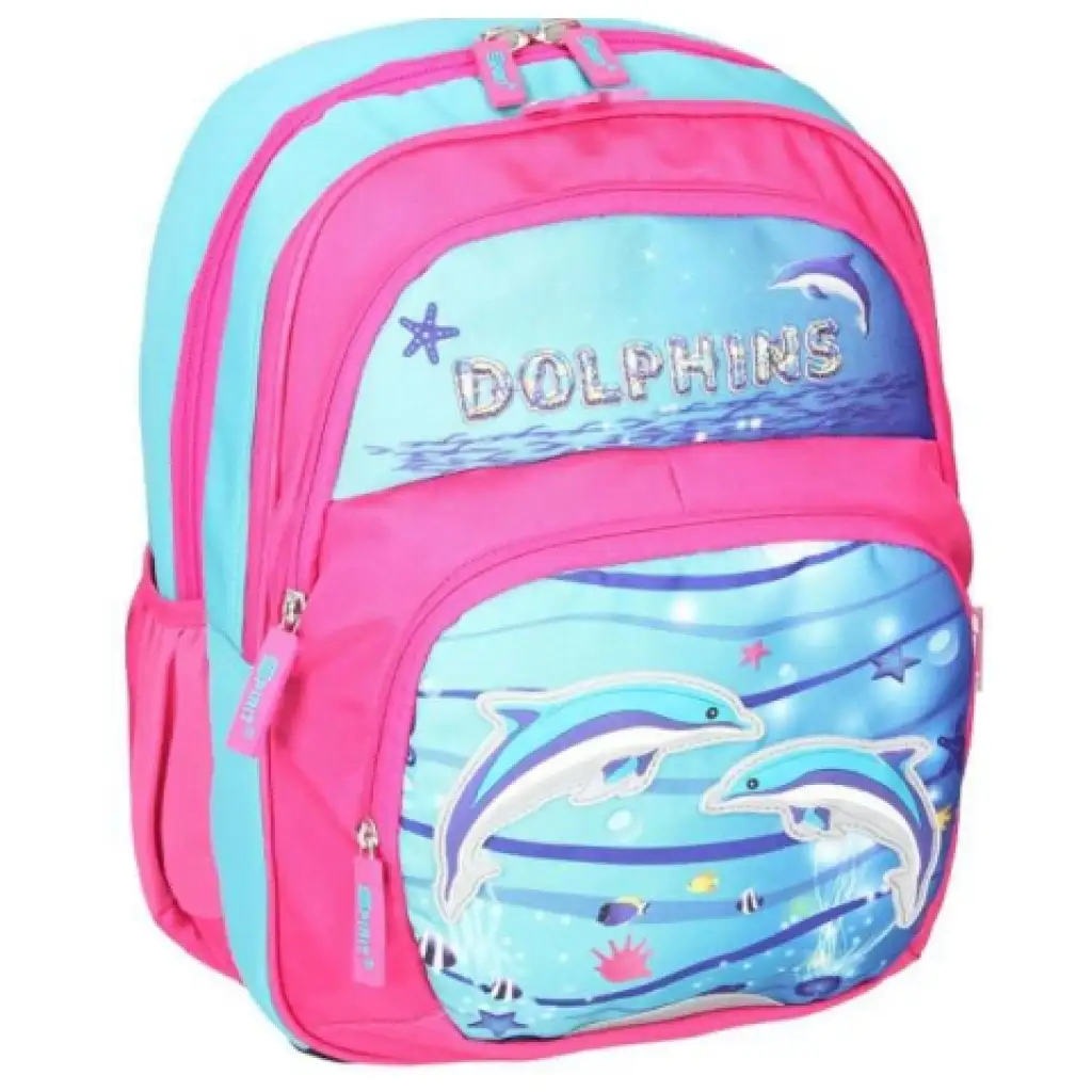 Spirit: Ergonomischer Schulrucksack mit Delfin-Motiv kép 3