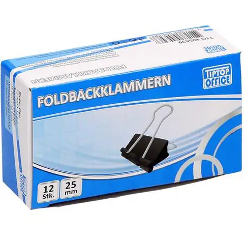 Spirit: Flügel-Metall-Büroklammer 25mm, 12 Stück im Paket
