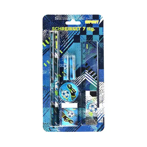 Spirit: Fußballtor 7-teiliges Schreibwarenset