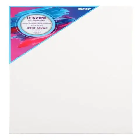 Spirit: Gespannte weiße Leinwand 70x70cm