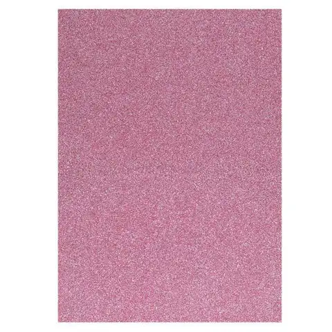 Spirit: Glitzernde Dekorationsschaumstoffplatte in Rosa A4 1 Stück