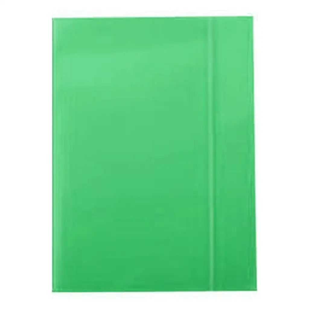 Spirit: Grüne Gummimappe in A4-Größe