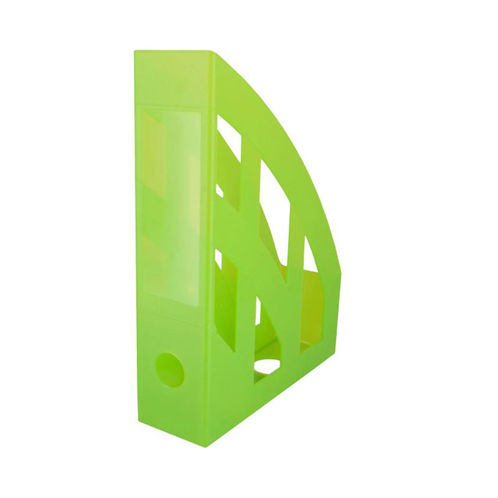 Spirit: Grüner transparenter Kunststoff-Aktenhalter A4