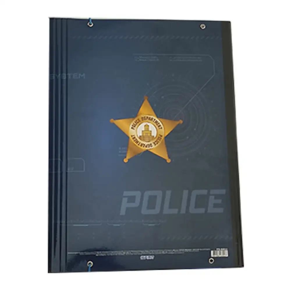 Spirit: Gummimappe mit Polizeilichtern im A4-Format kép 2