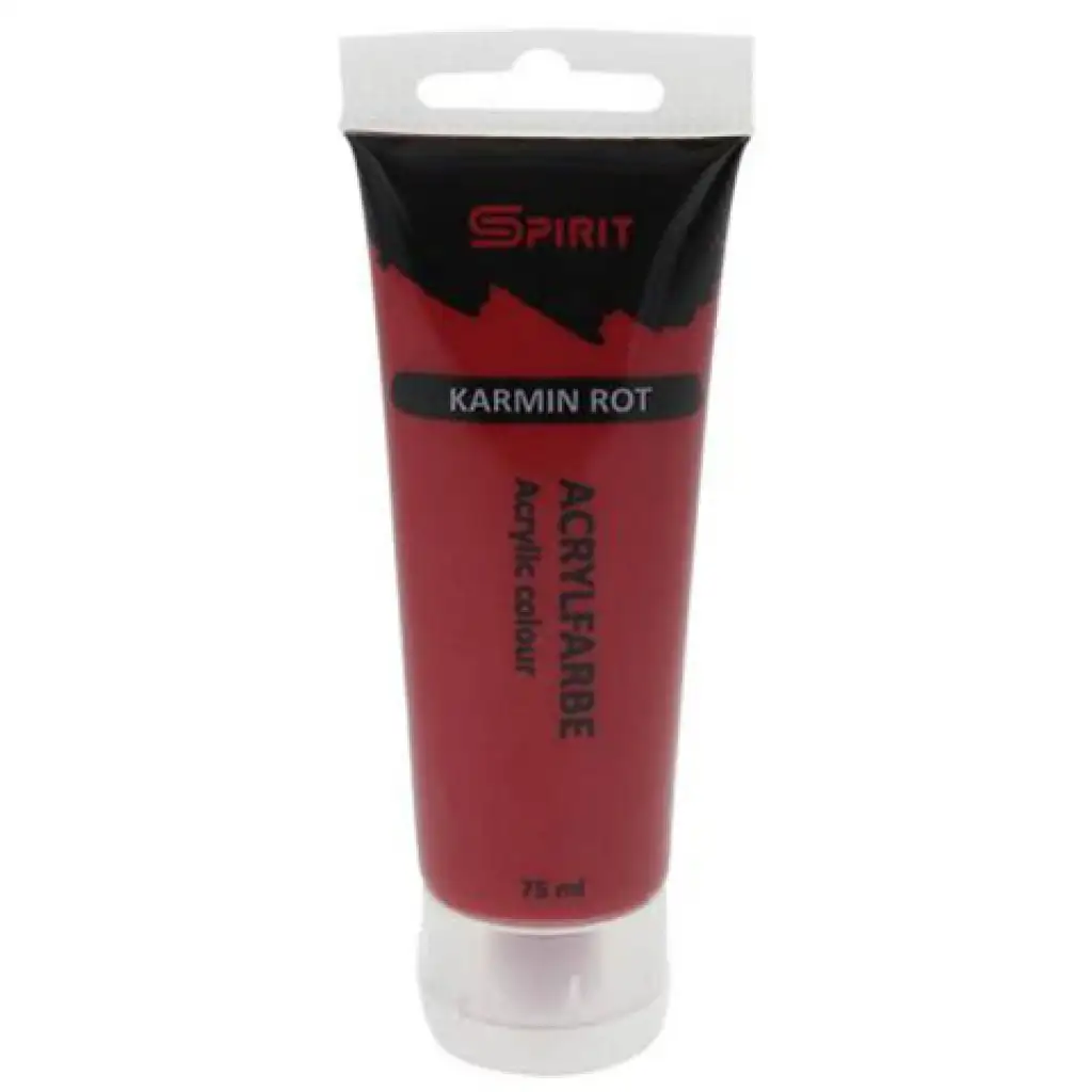 Spirit: Karminrot Acrylfarbe 75ml