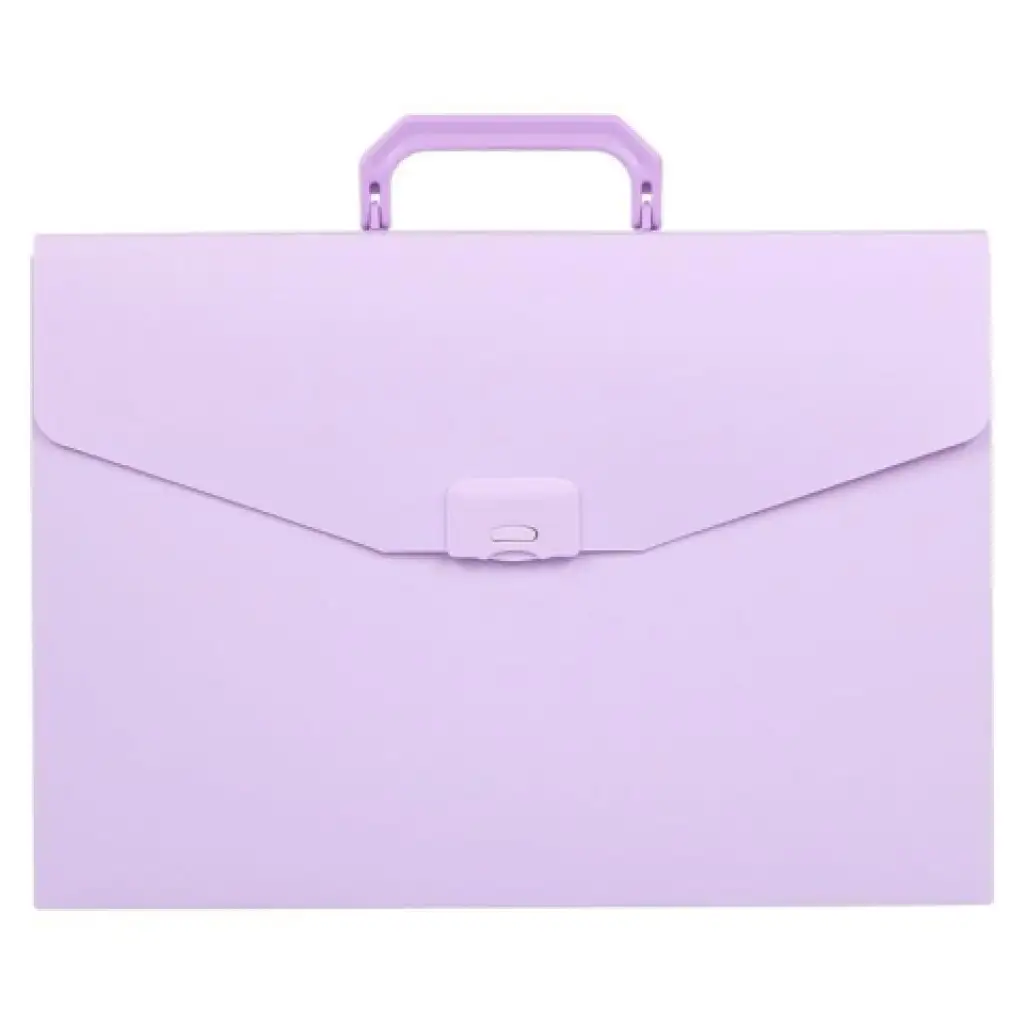 Spirit: Klassische lila Aktenmappe mit Griff A4