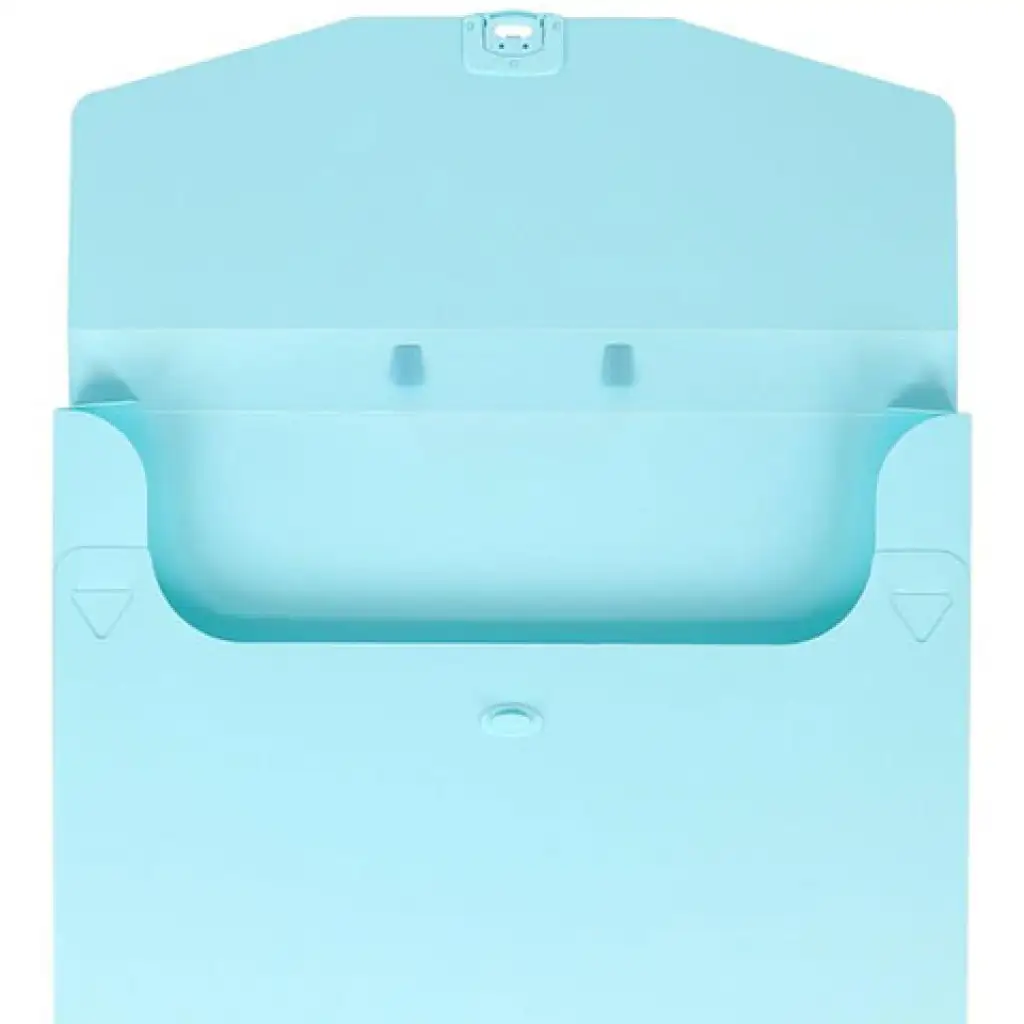 Spirit: Klassische pastellblaue Dokumentenmappe mit Griff, A3 kép 2