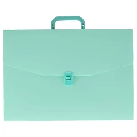 Spirit: Klassische pastellgrüne Aktenmappe mit Griff A4