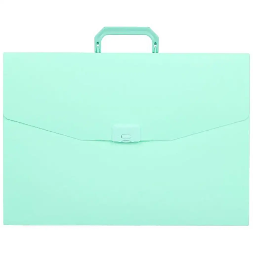 Spirit: Klassische pastellgrüne Dokumentenmappe mit Griff A3