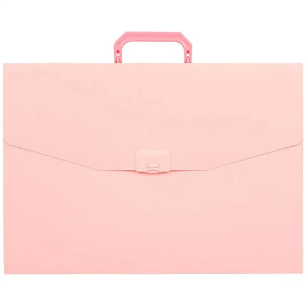 Spirit: Klassische pastellorange Dokumentenmappe mit Griff A3