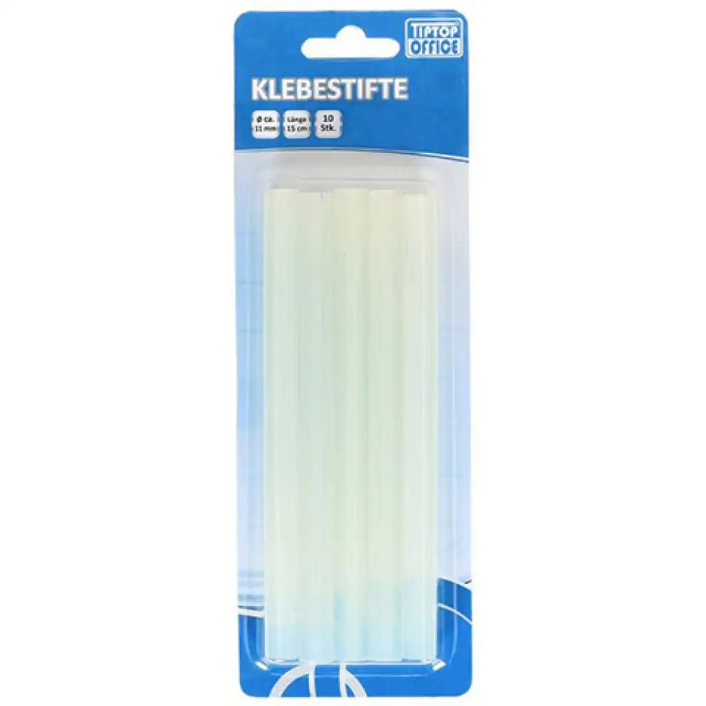 Spirit: Klebepistolen-Nachfüllstift transparent 15cm 10er-Pack