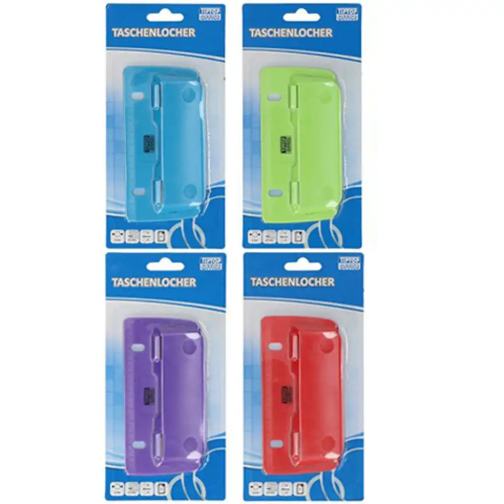 Spirit: Kunststoff-Locher zweiloch BP02 in vier Farben kép 1