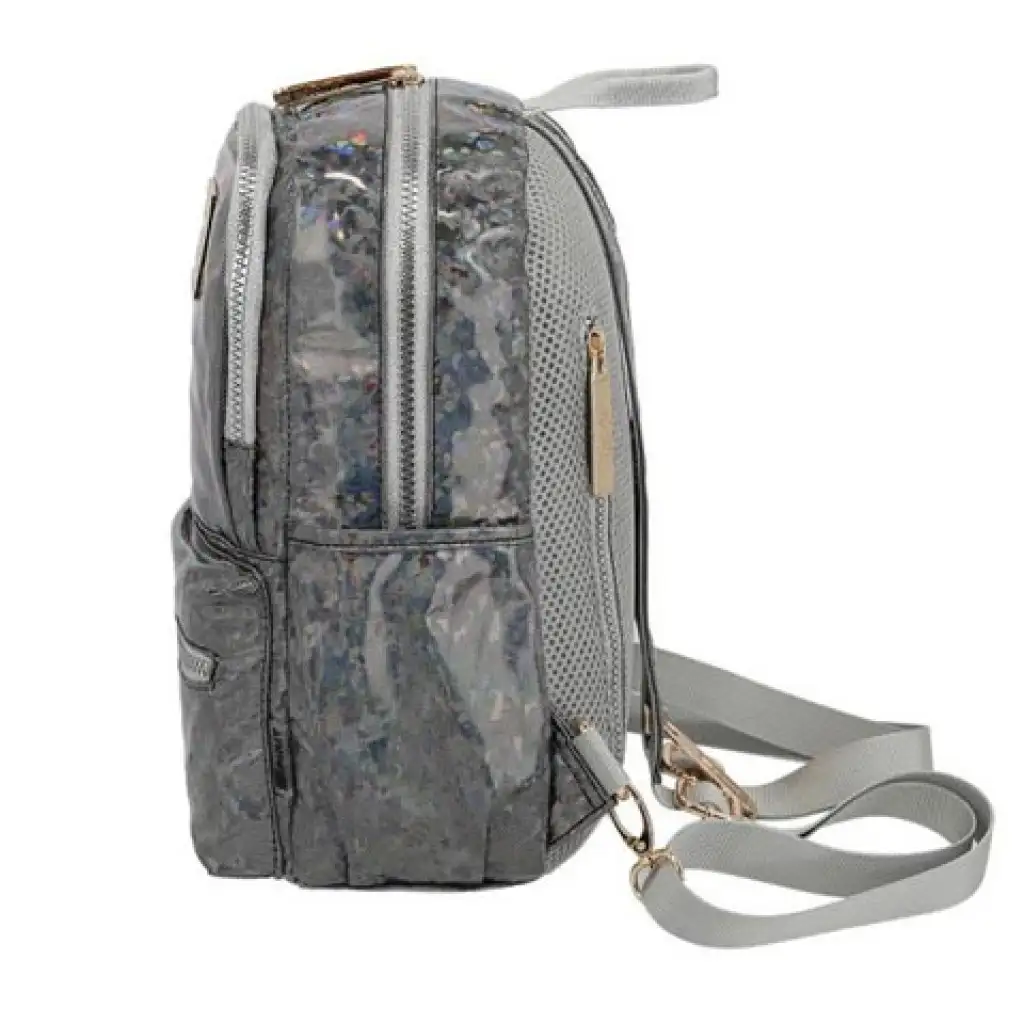 Spirit: Lizzy 01 dunkelgrauer abgerundeter Schulranzen, Rucksack kép 2