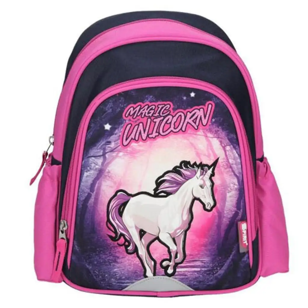 Spirit: Magic Unicorn abgerundeter Schulranzen, Rucksack 24x13x31cm