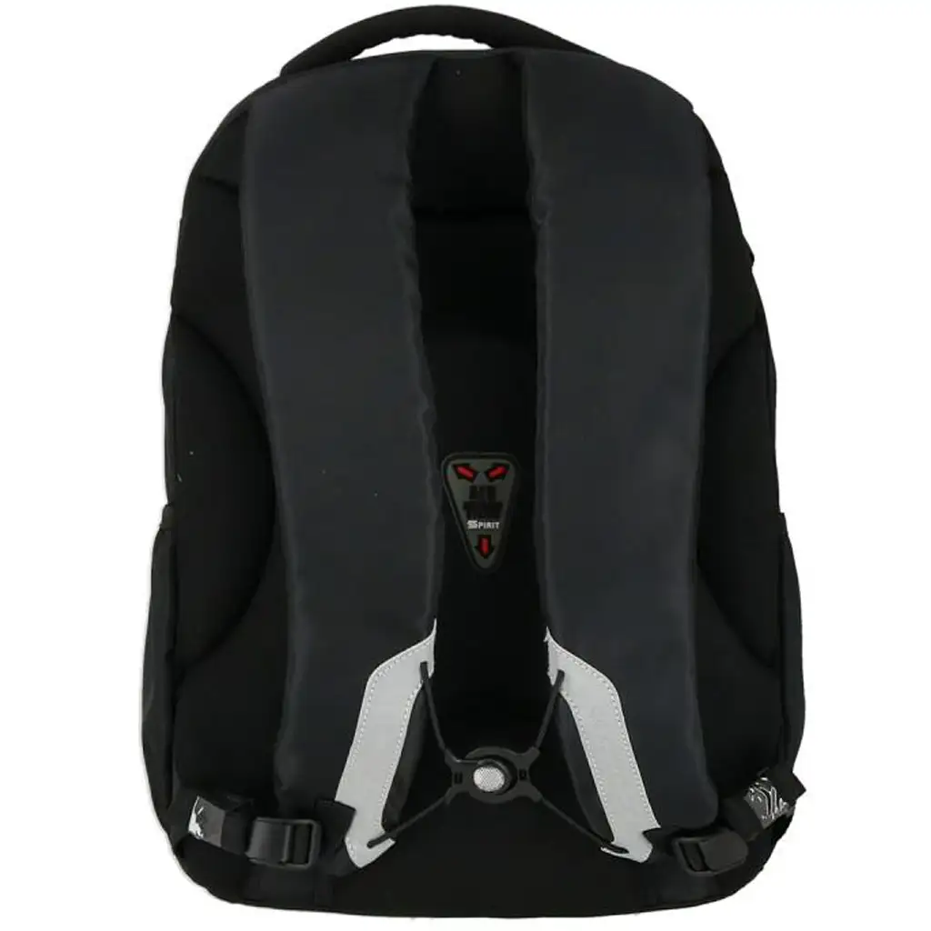 Spirit: Masha Bär schwarze, abgerundete Schultasche, Rucksack 46x31x21cm kép 2