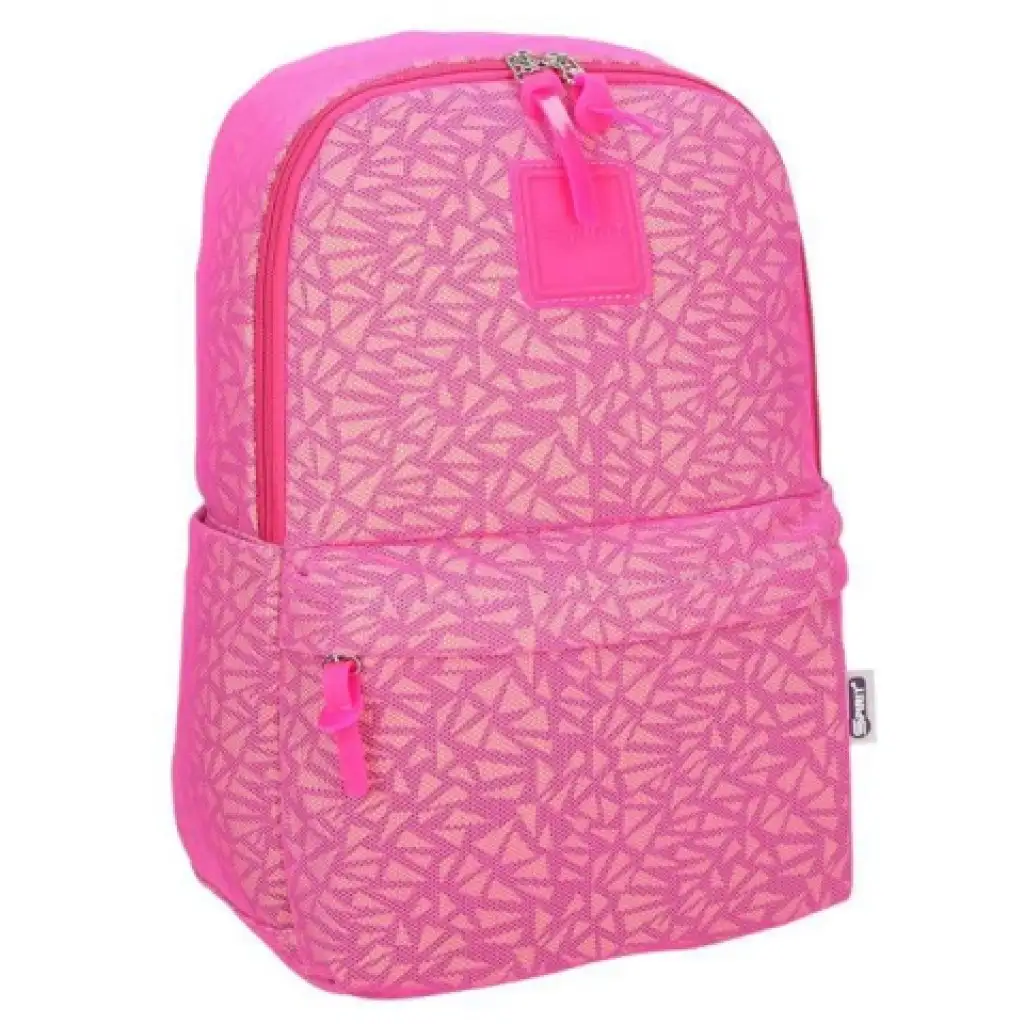 Spirit: Mesh federleichter rosa Schulranzen, Rucksack 43x28x13cm kép 2