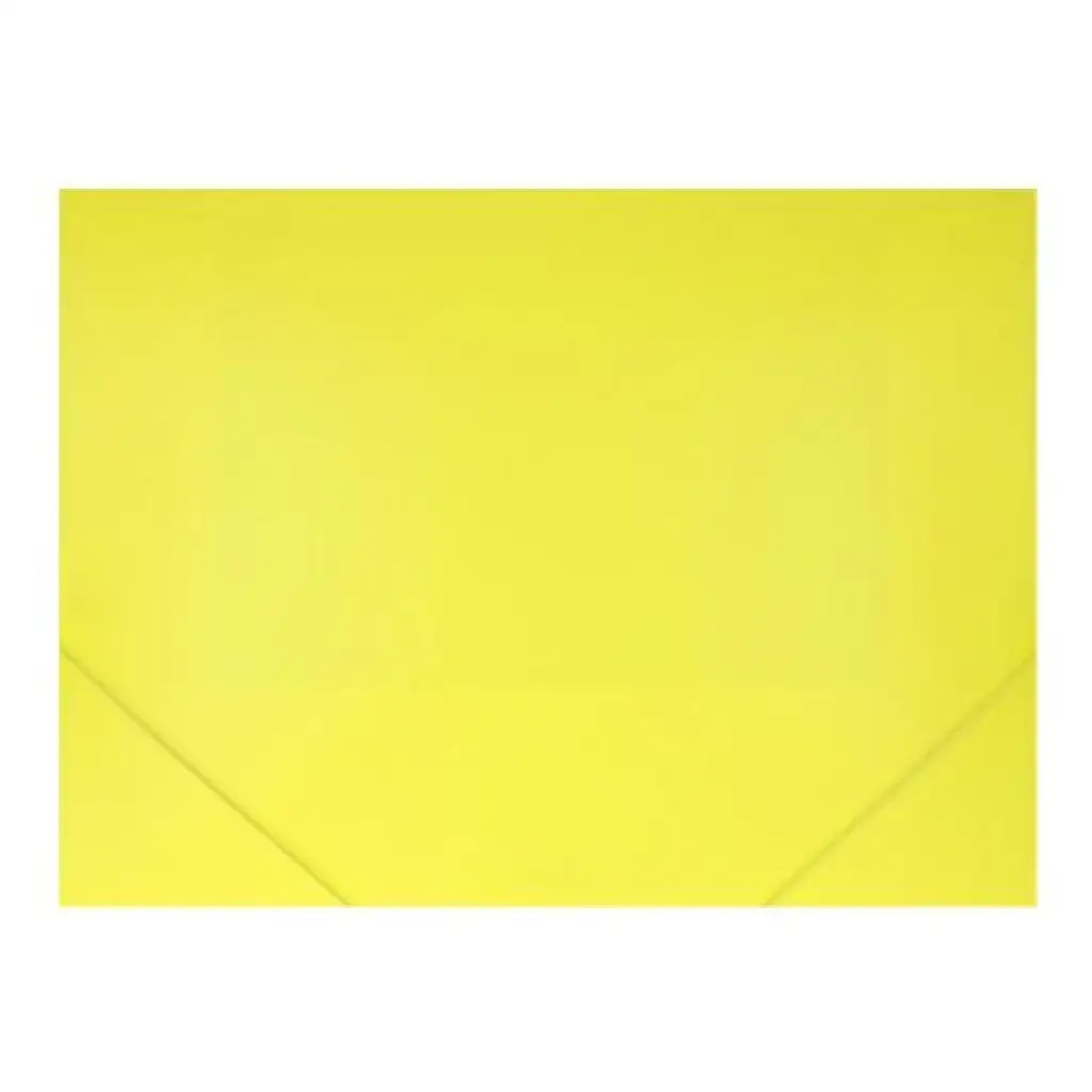 Spirit: Neon gelbe Gummimappe A4
