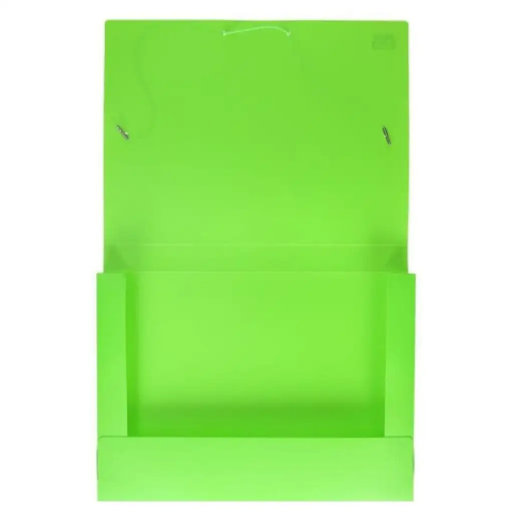 Spirit: Neon grüne Kunststoff-Gummiband-Mappe A4 kép 2