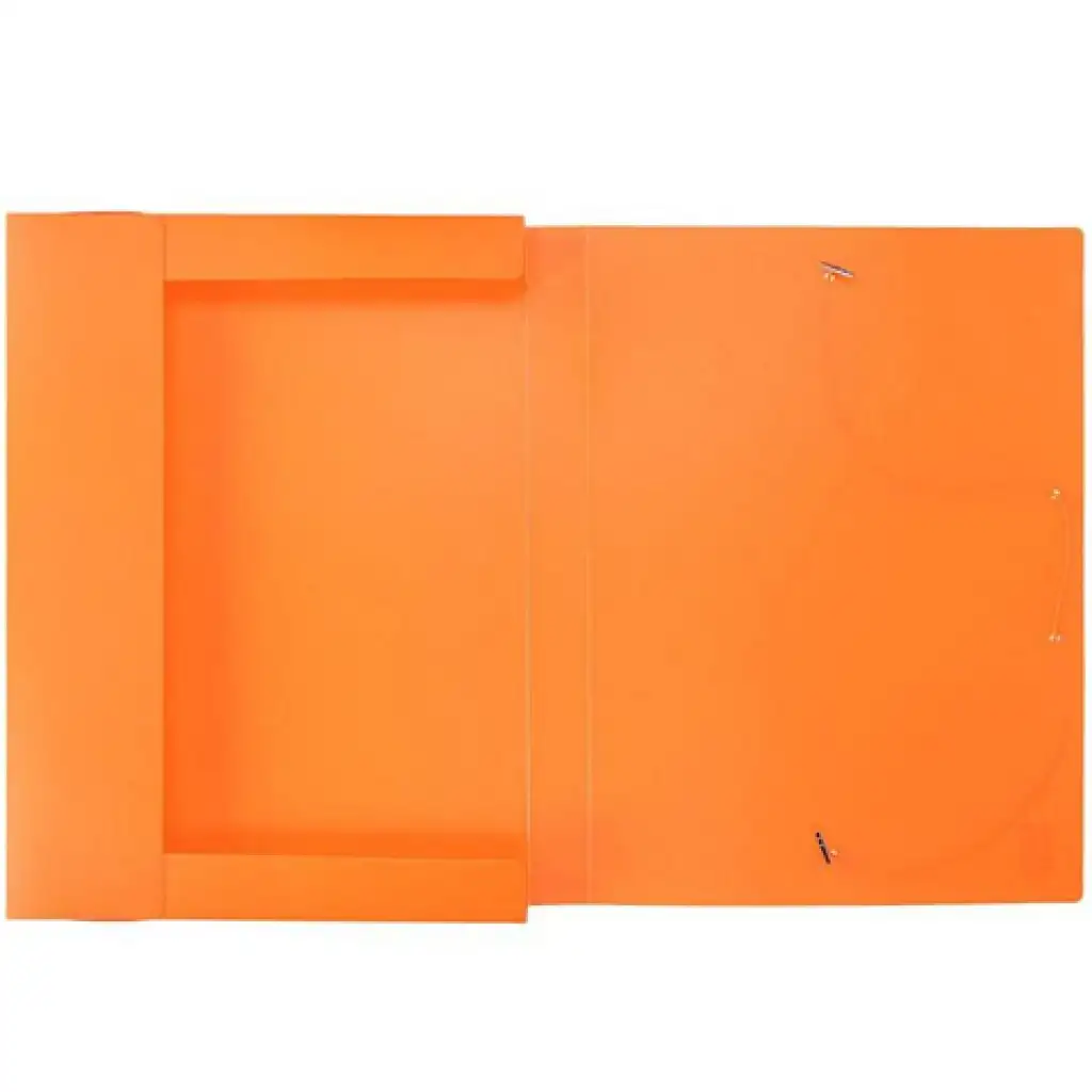 Spirit: Neon-orange Kunststoff-Gummiband-Ordner A4 kép 2