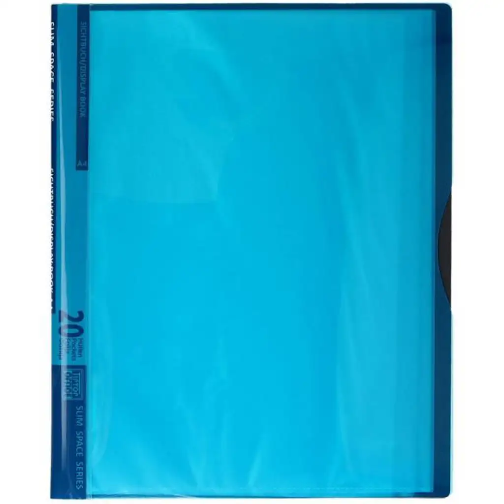 Spirit: Neonblau Präsentationsmappe 20 Fächer A4