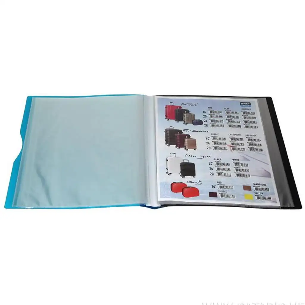 Spirit: Neonblau Präsentationsmappe 20 Fächer A4 kép 2