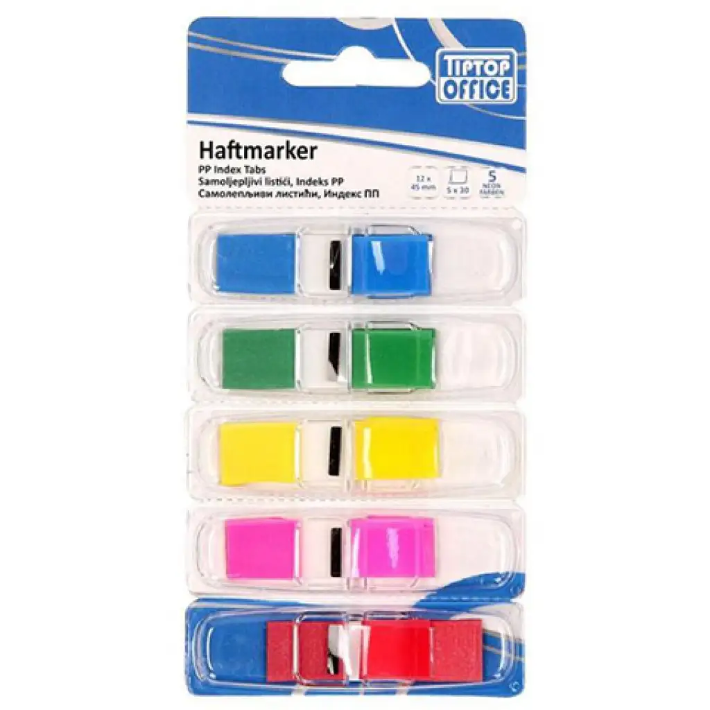 Spirit: Neonfarbene ultradünne Markierungsetiketten 5x30 Blätter